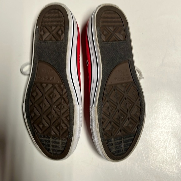 Preppy Converse All Star Red Shoes - Picture 7 of 10